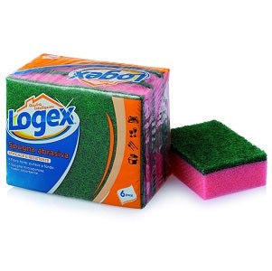 Sisma Logex Scouring Pads x6