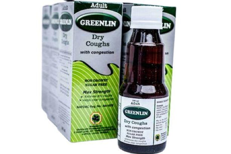 Greenlin Dry Coughs With Congestion 100 ml