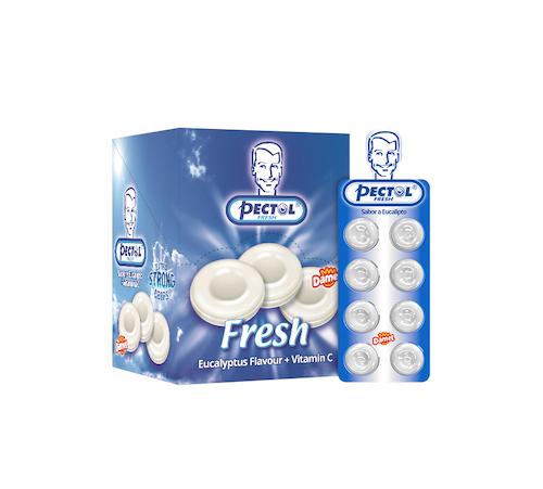 Pectol Fresh Eucalyptus + Vitamin C 8 Lozenges