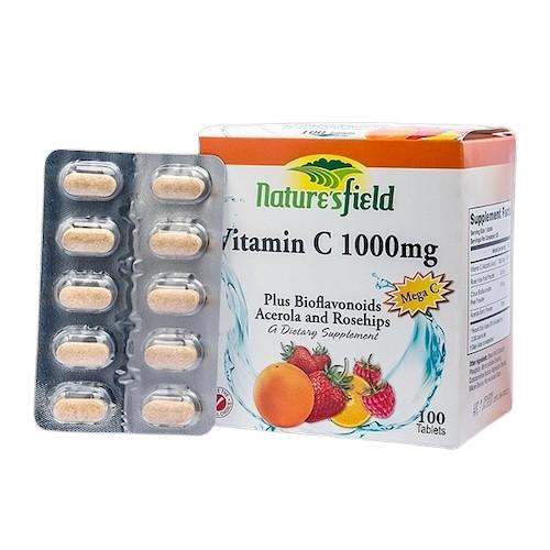 Nature's Field Vitamin C 1000 mg Sachet x100 Tablets