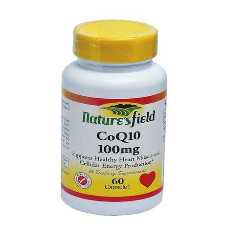 Nature's Field CoQ 10 100 mg x60 Capsules