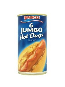 Princes Jumbo Hot Dogs In Brine 560 g x6