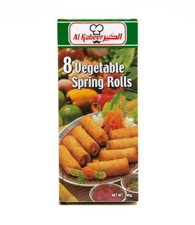 Al Kabeer Vegetable Spring Rolls 280 g x8