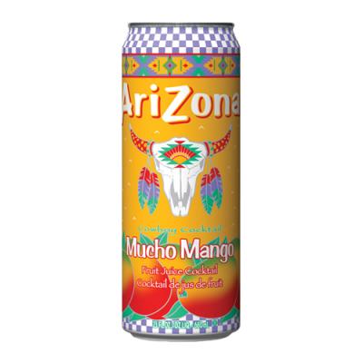 Arizona Fruit Juice Cocktail Mucho Mango Can 68 cl x24