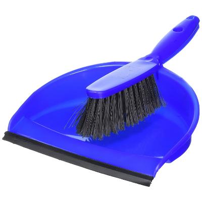 Rozenbal Plastic Dustpan & Brush Set + Holder