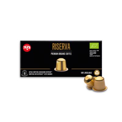 Riserva Premium Organic Coffee Capsules 50 g x10