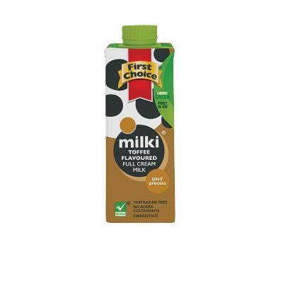 First Choice UHT Full Cream Milk Milki Toffee 250 ml