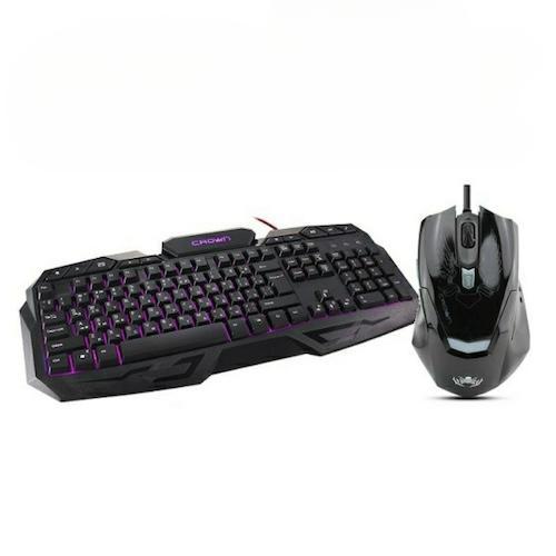 Crown CMMK 101 Wired Keyboard & Mouse