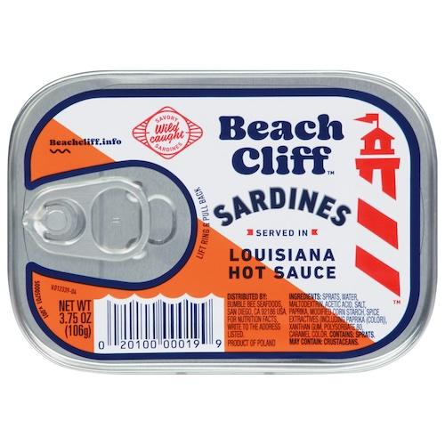 Beach Cliff Sardines In Louisiana Hot Sauce 106 g