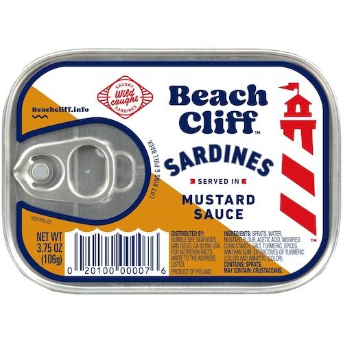 Beach Cliff Sardines In Mustard Sauce 106 g