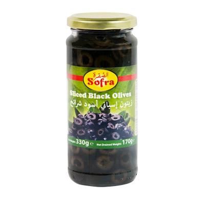 Sofra Sliced Black Olives 330 g