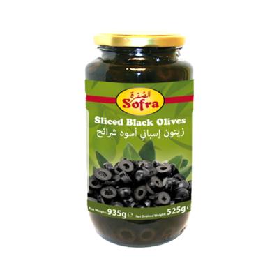 Sofra Sliced Black Olives 935 g