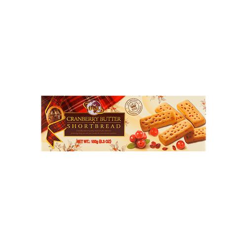 OGL Cranberry Butter Shortbread 150 g