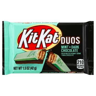 Kit Kat Duos Crisp Wafers In Mint + Dark Chocolate 42 g