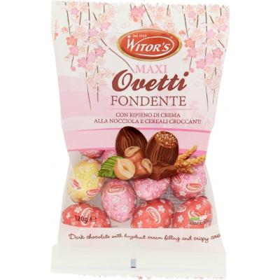 Witor's Maxi Ovetti Fondente Dark Chocolate With Hazelnut Filling 120 g