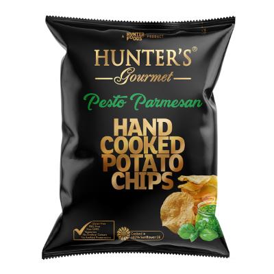 Hunter's Gourmet Hand Cooked Potato Chips Pesto Parmesan 125 g