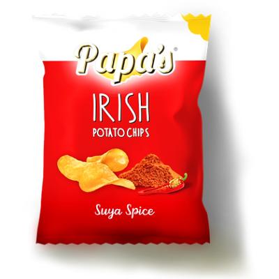 Papa's Irish Potato Chips Suya Spice 30 g