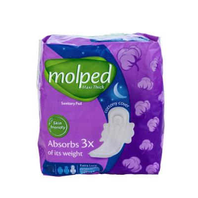 Molped Maxi Thick Sanitary Pad Extra Heavy Flow Extra Long x6