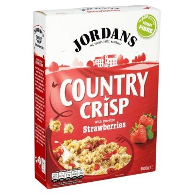 Jordans Country Crisp Cereal With Strawberries 500 g