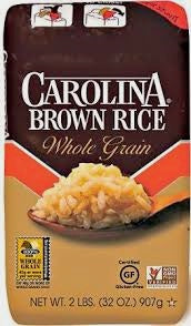 Carolina Brown Rice Whole Grain 907 g