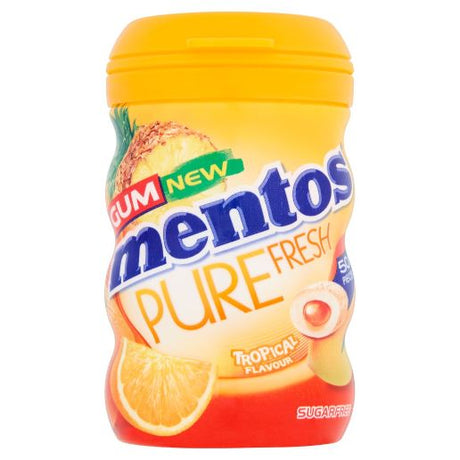 Mentos Chewing Gum Pure Fresh Tropical 100 g x50