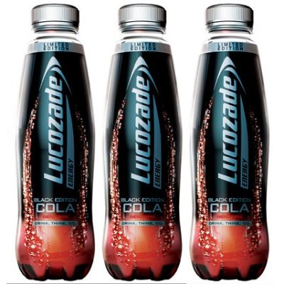 Lucozade Energy Cola Black Edition 38 cl x12