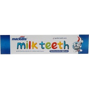 Macleans Toothpaste Milk Teeth Kids 1-6 Years 50 ml x2