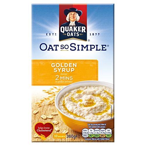 Quaker Oat So Simple Golden Syrup 36 g x10