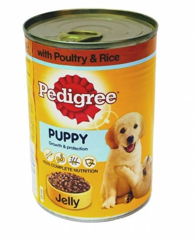 Pedigree Dog Food Puppy In Jelly With Lamb & Rice 385 g x2