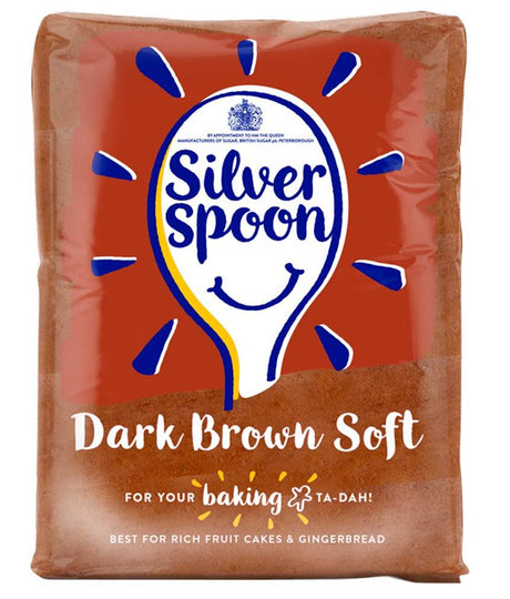 Silver Spoon Dark Brown Soft Sugar For Baking 500 g