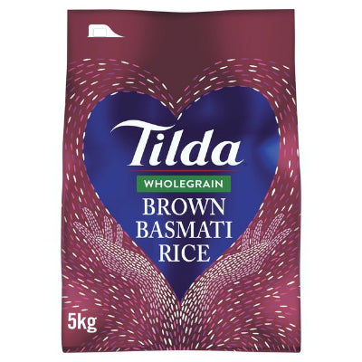 Tilda Wholegrain Brown Basmati Rice 5 kg