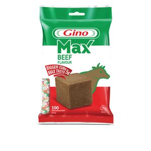 Gino Max Beef Flavour Seasoning Cubes 6 g x100