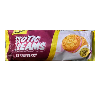 Nasco Exotic Cream Biscuits Strawberry 76 g