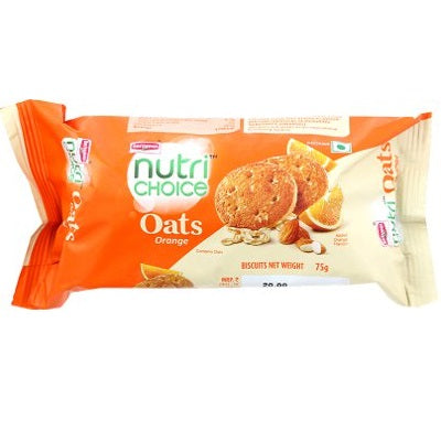 Britannia Nutri Choice Orange Oats Cookies 76 g