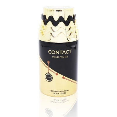 Contact Perfumed Deodorant Body Spray Pour Femme 250 ml