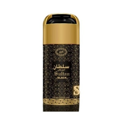 Sultan Black Perfumed Deodorant Body Spray 250 ml