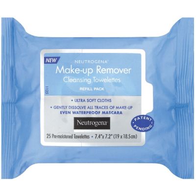 Neutrogena Make Up Remover Cleansing Wipes Towelletes x25