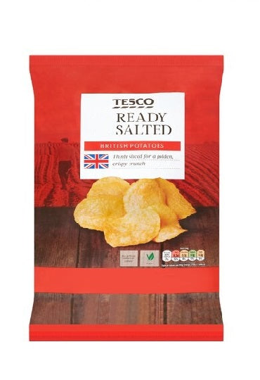 Tesco Crisps Ready Salted 25 g