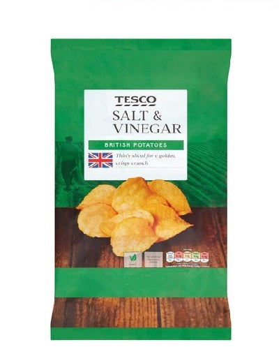 Tesco Crisps Salt & Vinegar 25 g