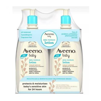 Aveeno Baby Daily Moisturising Lotion 532 ml x2