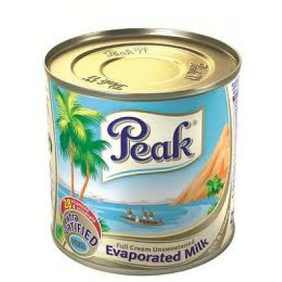 Peak Evaporated Full Cream Milk 160 g (NG) x3