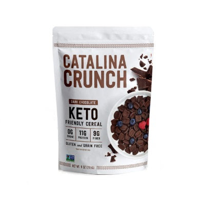 Catalina Crunch Keto Friendly Cereal Gluten & Grain Free Dark Chocolate 255 g