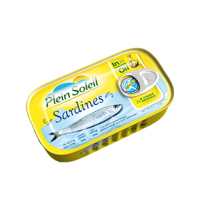 Plein Soleil Sardines In Vegetable Oil 125 g