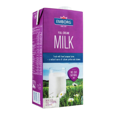 Emborg UHT Milk Full Cream 1 L