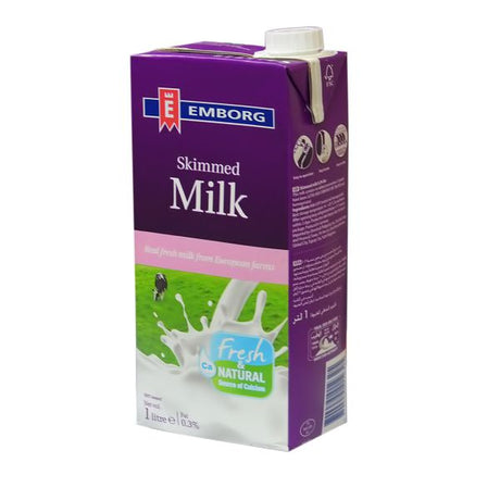 Emborg UHT Milk Skimmed 1 L