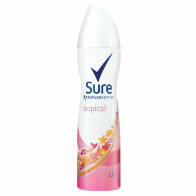 Sure Anti Perspirant Deodorant Spray Motion Sense Tropical 250 ml