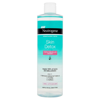 Neutrogena Triple Micellar Water Skin Detox 400 ml