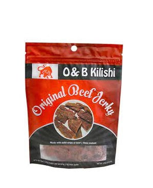 O & B Original Beef Jerky (Kilishi) 45 g x3