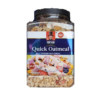 Fox's UK Quick Oatmeal Yoghurt Nut Cereal 500 g