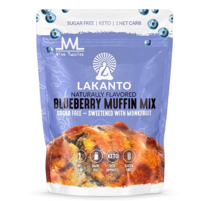 Lakanto Blueberry Muffin Mix Sugar, Dairy & Gluten Free Keto Friendly 192 g